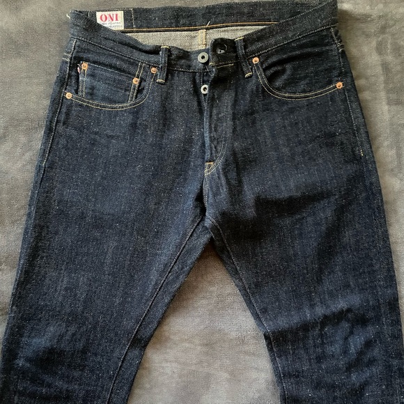 Oni 689 Kiraku-II Raw Japanese Selvedge Denim. 32 x 30. - Picture 2 of 6